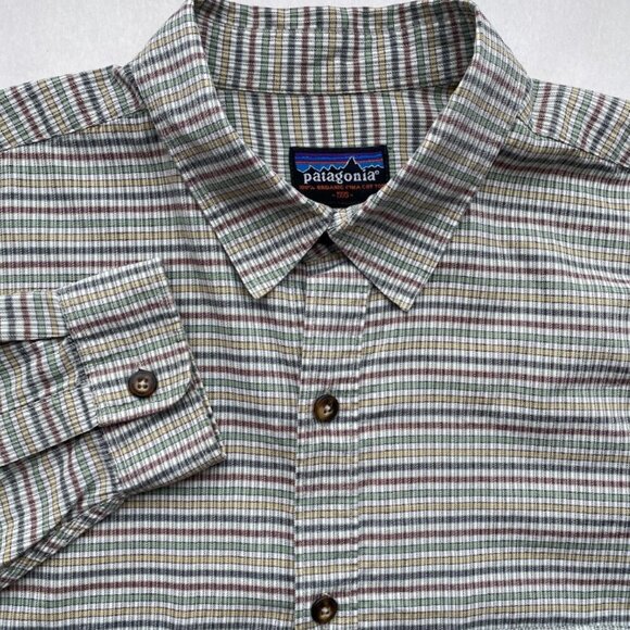 Patagonia Other - Patagonia Men’s Shirt 100% Organic Cotton Long Sleeve Check Plaid Size L